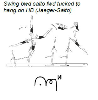 Official symbol for Jaeger Tuck (Jaeger-Salto)